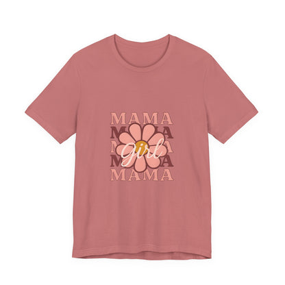 Chic Mama Graphic Tee, Floral Shirt for Moms, Mother's Day Gift, Casual Wear, Trendy Outfit, Birthday Present