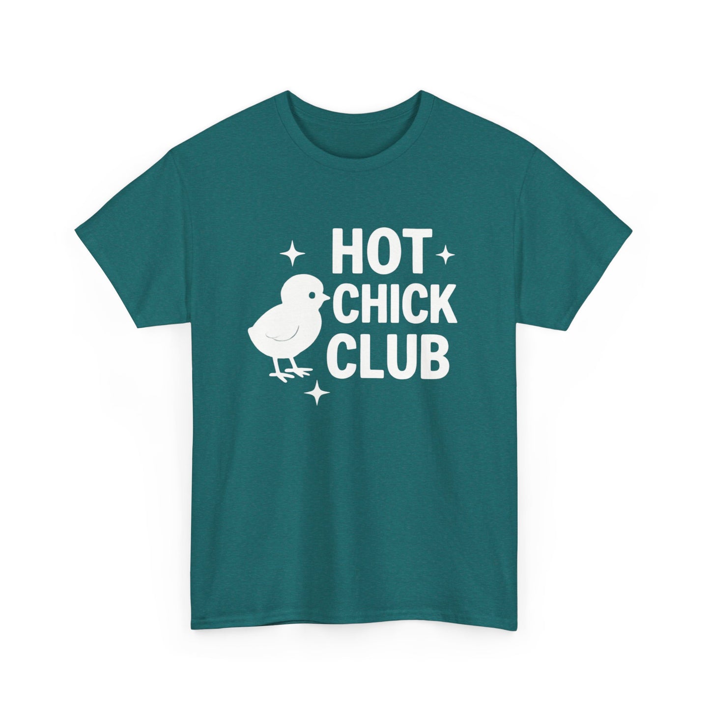 Hot Chick Club Unisex Heavy Cotton Tee, Fun Graphic T-Shirt for Trendy Women, Cute Casualwear, Perfect Gift for Chick Friends, Summer [...]