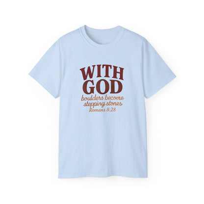 Faith-Inspired Unisex Tee, Inspirational T-Shirt, Spiritual Gift, Bible Verse Apparel, Christian Clothing, Everyday Wear