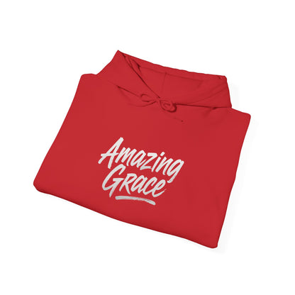 Amazing Grace Hoodie, Inspirational Sweatshirt, Faith-Based Apparel, Cozy Gift for Her, Unisex Spiritual Hoodie