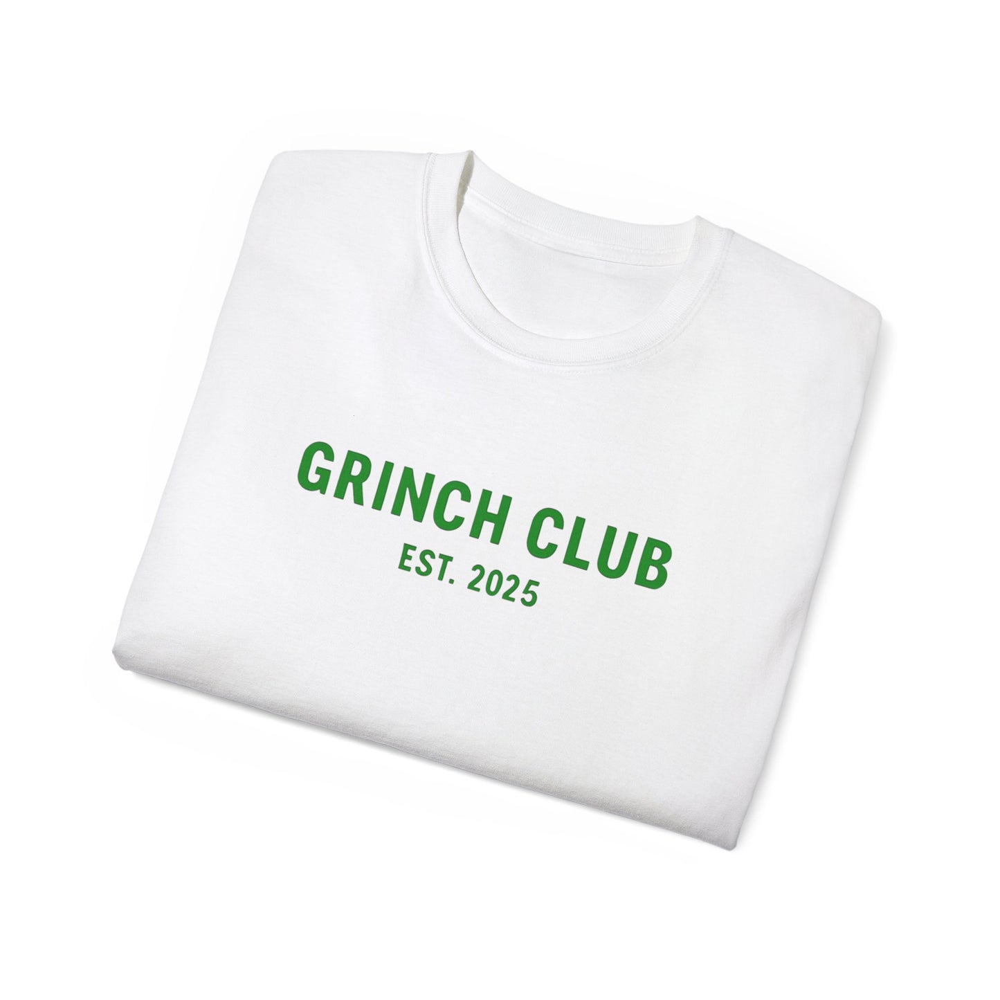 Grinch Club Tee — 'Grinch Club EST. 2025' Christmas Graphic T-Shirt