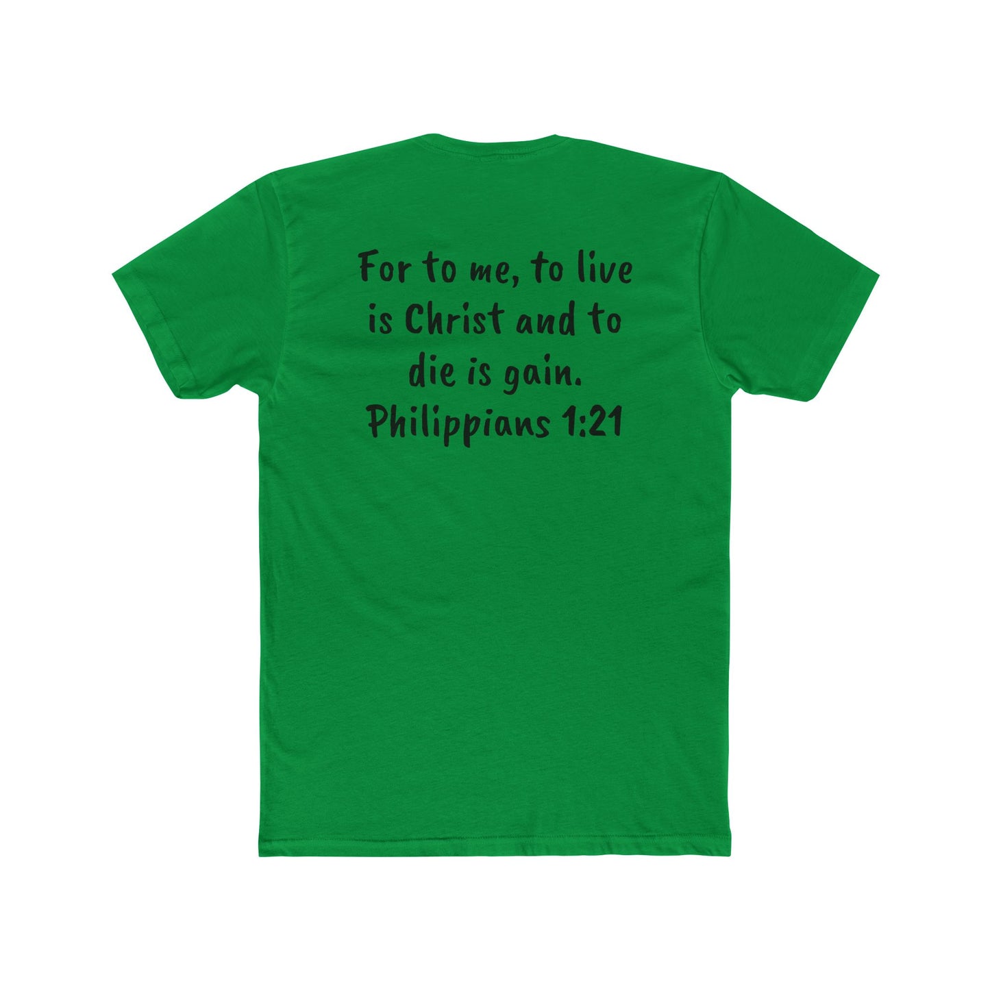 Faith-Inspired Unisex Cotton Tee, Christian Apparel, Inspirational Shirt, Gift for Believers, Bible Verse Tee, Casual Wear