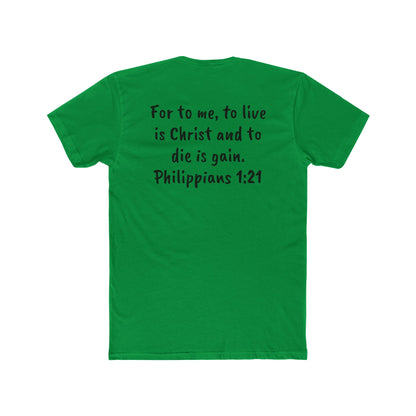 Faith-Inspired Unisex Cotton Tee, Christian Apparel, Inspirational Shirt, Gift for Believers, Bible Verse Tee, Casual Wear
