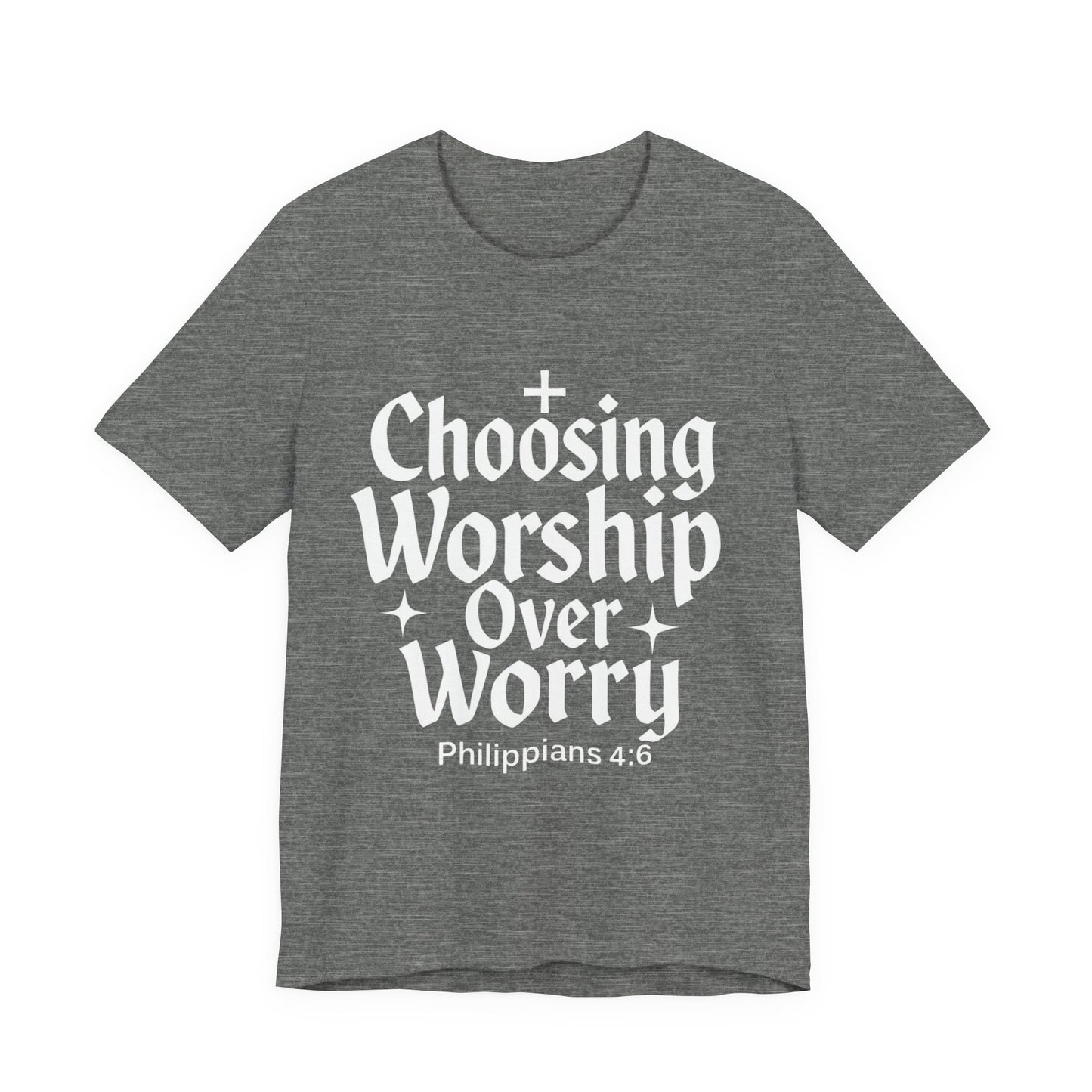Faith-Inspired Unisex Tee: Choosing Worship Over Worry, Christian Apparel, Inspirational Gift, Spiritual T-Shirt, Everyday Wear, Gift [...]