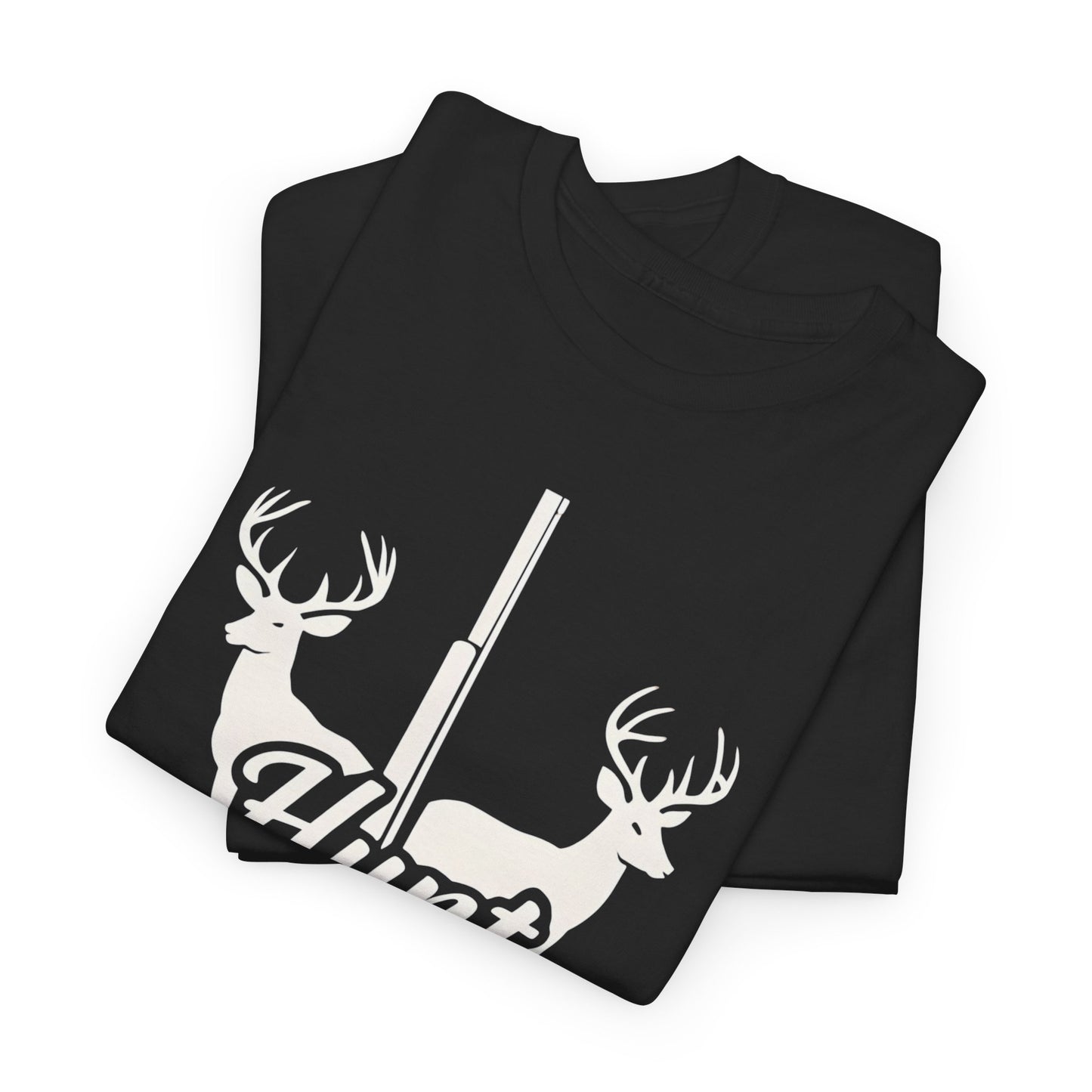 Unisex Heavy Cotton Tee - Hunt Design, Perfect for Outdoors Lovers, Hunting Season, Casual Wear, Gift for Hunters