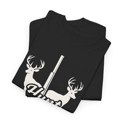 Unisex Heavy Cotton Tee - Hunt Design, Perfect for Outdoors Lovers, Hunting Season, Casual Wear, Gift for Hunters