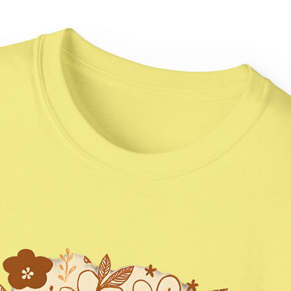 Amazing Grace Floral Unisex Ultra Cotton Tee, Vintage T-Shirt, Gift for Music Lovers, Spiritual Apparel, Heartwarming Quote Tee