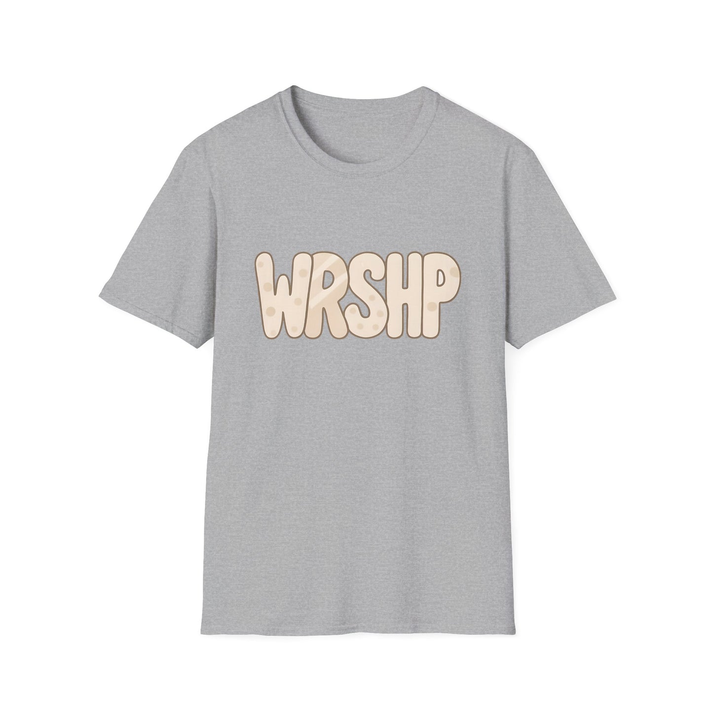 Stylish WRSHp Unisex Softstyle T-Shirt, Casual Tee, Graphic Shirt, Faith-Based Wear, Gift for Friends, Everyday Style