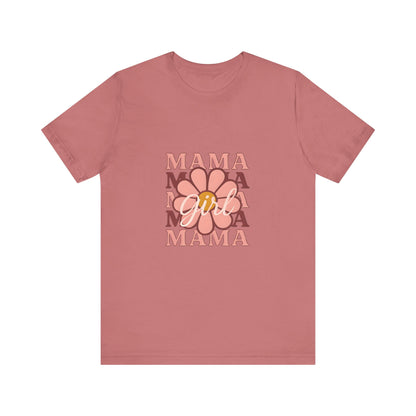 Chic Mama Graphic Tee, Floral Shirt for Moms, Mother's Day Gift, Casual Wear, Trendy Outfit, Birthday Present