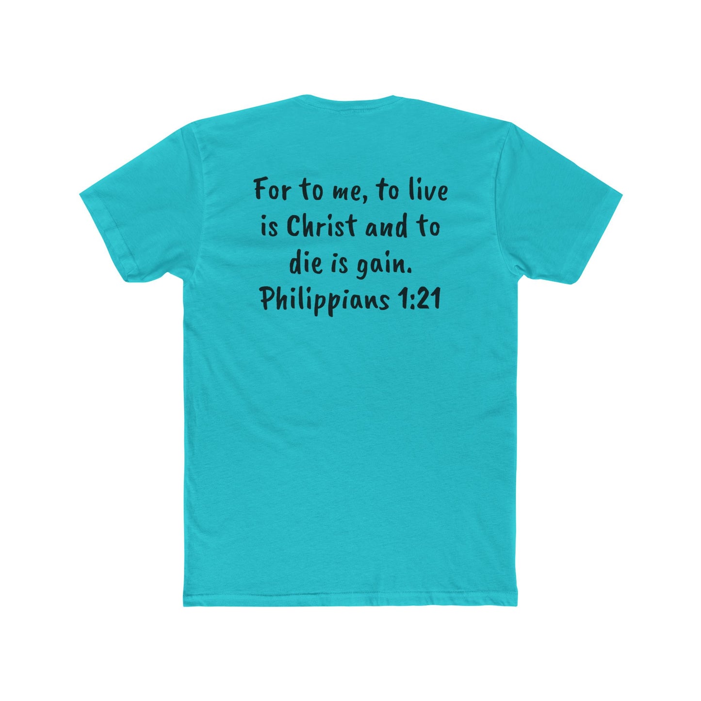 Faith-Inspired Unisex Cotton Tee, Christian Apparel, Inspirational Shirt, Gift for Believers, Bible Verse Tee, Casual Wear