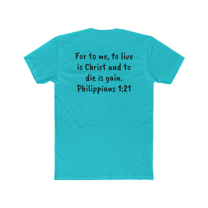 Faith-Inspired Unisex Cotton Tee, Christian Apparel, Inspirational Shirt, Gift for Believers, Bible Verse Tee, Casual Wear