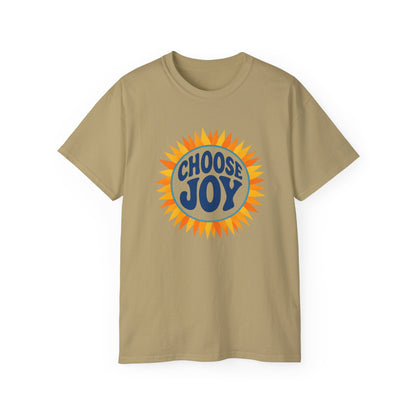 Choose Joy Unisex Ultra Cotton Tee, Positive Vibes Shirt, Motivational Tee, Gift for Friends, Casual Everyday Wear