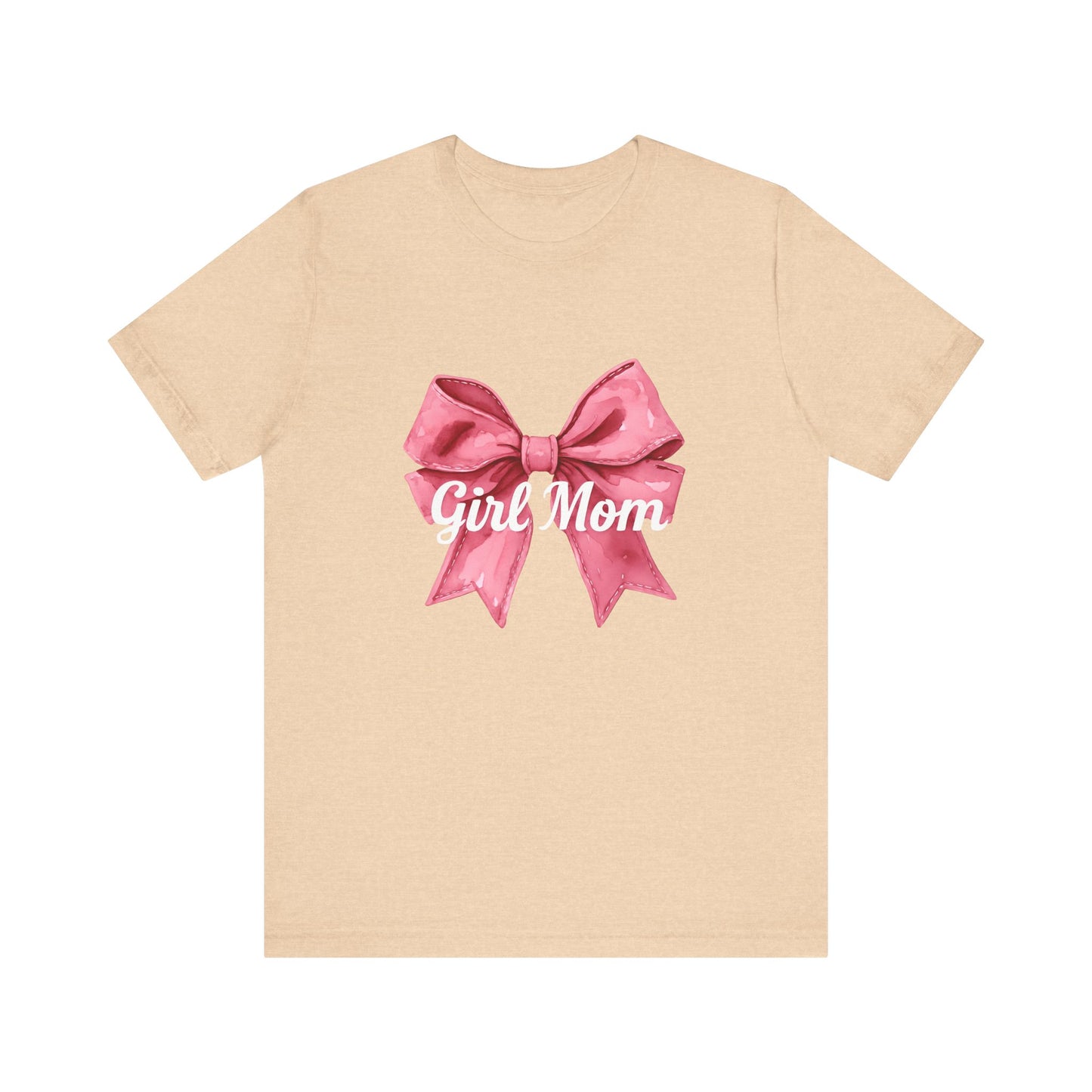 Cute Girl Mom T-Shirt | Unisex Jersey Tee for Moms, Mother's Day Gift, Family Matching Outfits, Birthday Present, Gift for Her