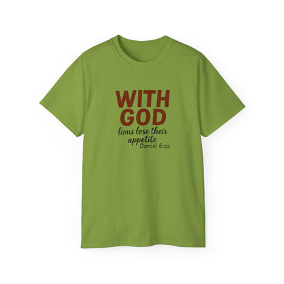 Faith-Inspired Unisex T-Shirt | Inspiring Apparel for Spiritual Growth, Christian Gifts, Inspirational Quotes, Bible Verses, Casual Wear