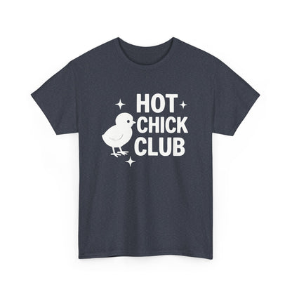 Hot Chick Club Unisex Heavy Cotton Tee, Fun Graphic T-Shirt for Trendy Women, Cute Casualwear, Perfect Gift for Chick Friends, Summer [...]