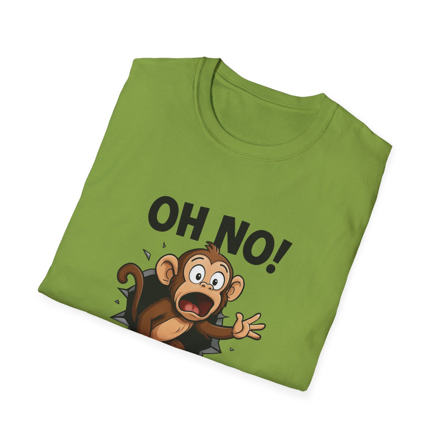 Funny Monkey T-Shirt, Family Reunion Gift, Birthday Humor Shirt, Animal Lover Apparel, Casual Wardrobe Staple
