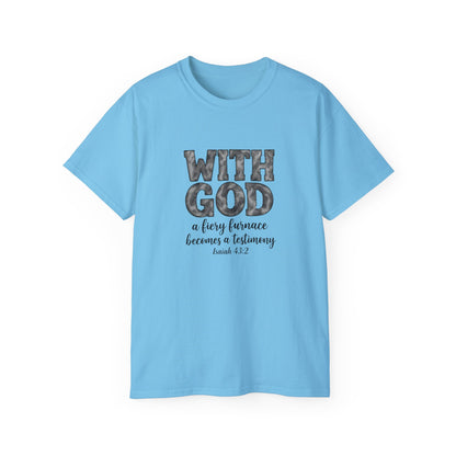 Inspirational Faith Tee, Motivational T-Shirt, Unisex Christian Shirt, Casual Everyday Wear, Gift for Believers, Bible Verse Apparel
