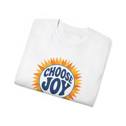 Choose Joy Unisex Ultra Cotton Tee, Positive Vibes Shirt, Motivational Tee, Gift for Friends, Casual Everyday Wear