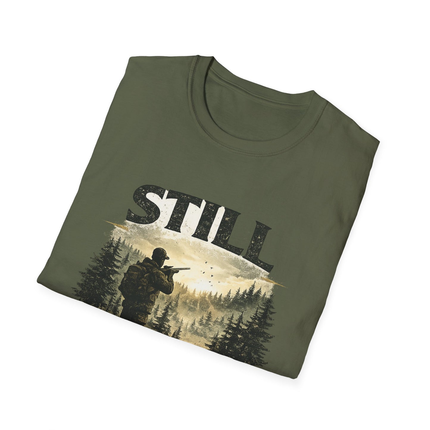 Still Psalm 46:10 T-Shirt — Rustic Outdoors Christian Faith Tee