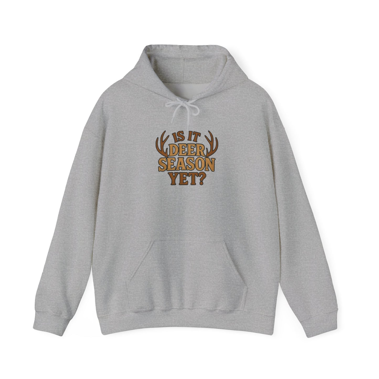 Deer Season Hooded Sweatshirt - Cozy Apparel for Hunters, Great for Fall Adventures, Camping, or Casual Outings, Gift for Outdoorsy Friends