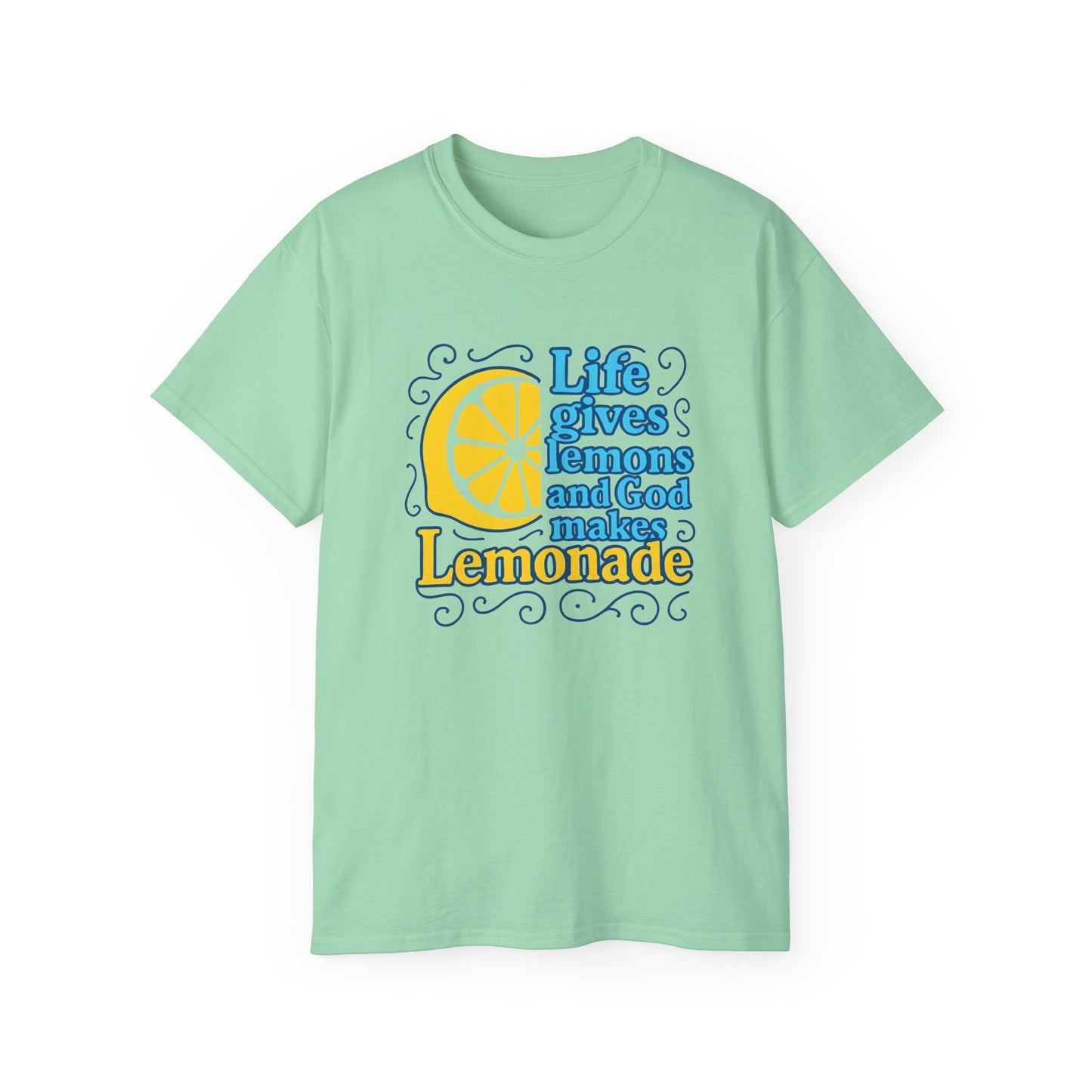 Life Gives Lemons Tee, Positive Quote T-Shirt, Unisex Cotton Shirt, Inspirational Gift, Casual Summer Wear, Lemonade Theme