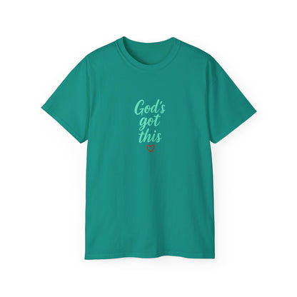 God's Got This Inspirational Tee, Motivational T-Shirt, Faith-Based Apparel, Everyday Casual Wear, Gift for Encouragement