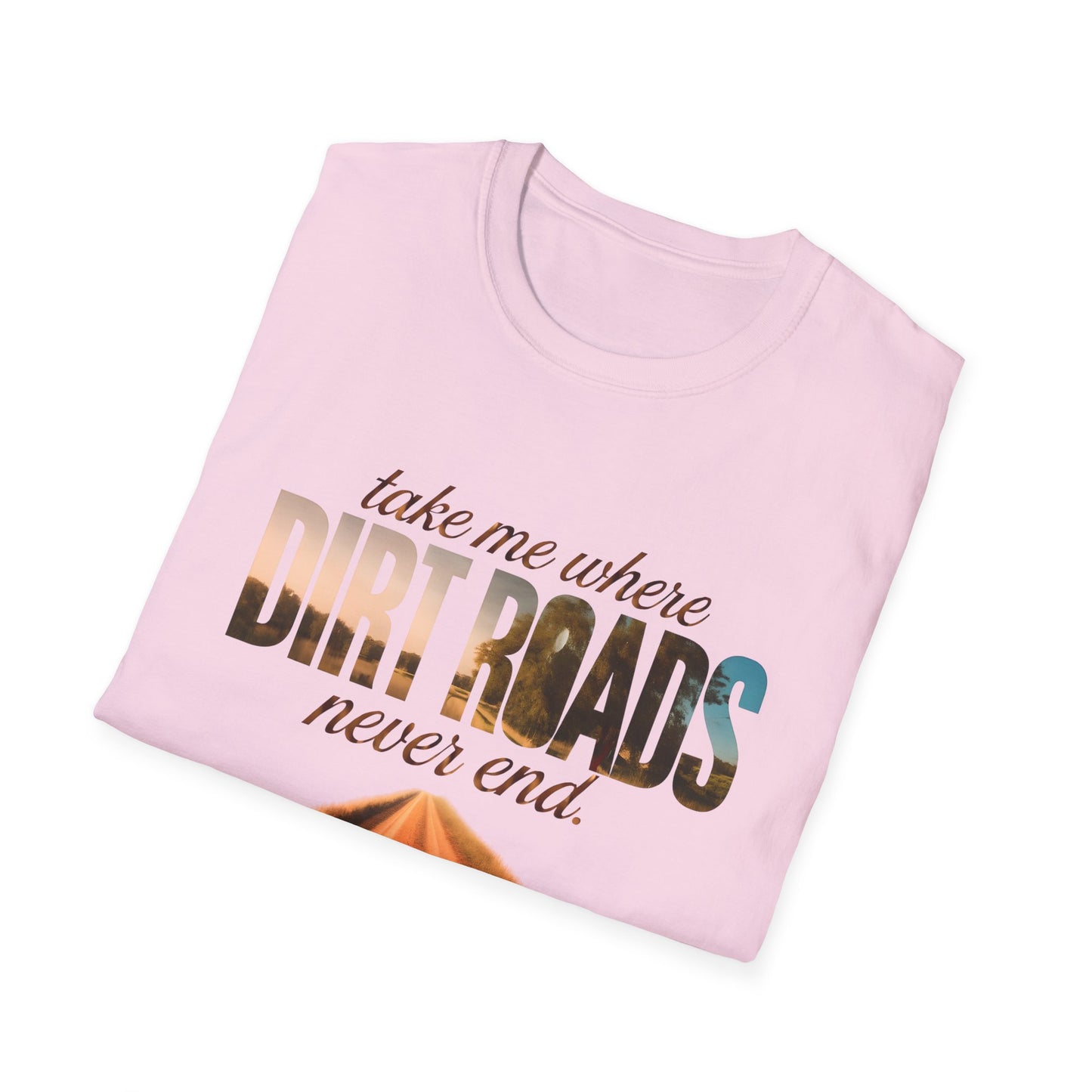 Adventurous Dirt Roads T-Shirt, Travel Tee, Outdoor Enthusiast Gift, Camping Shirt, Adventure Wear, Road Trip Apparel