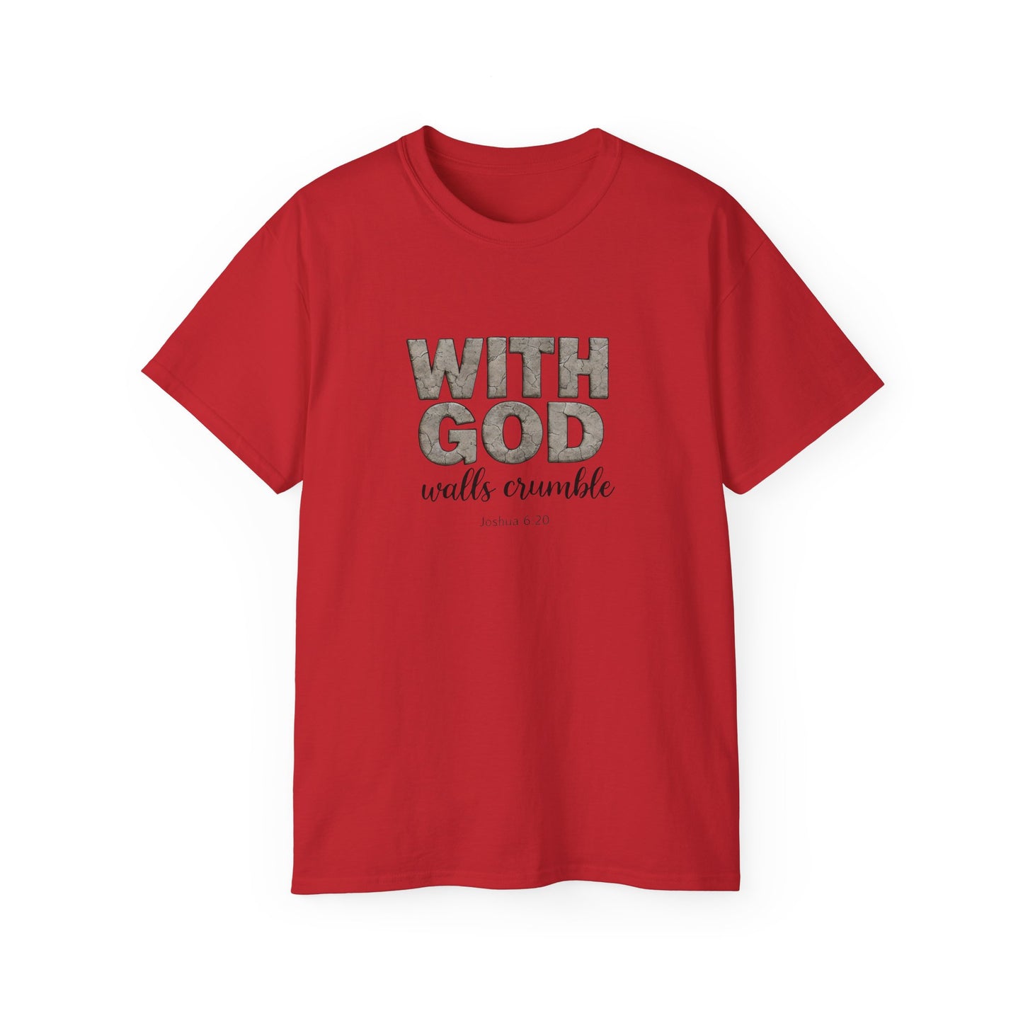 Inspirational Faith T-Shirt, Unisex Cotton Tee, Christian Apparel, Gift for Believers, Religious T-Shirt, Church Outing Shirt