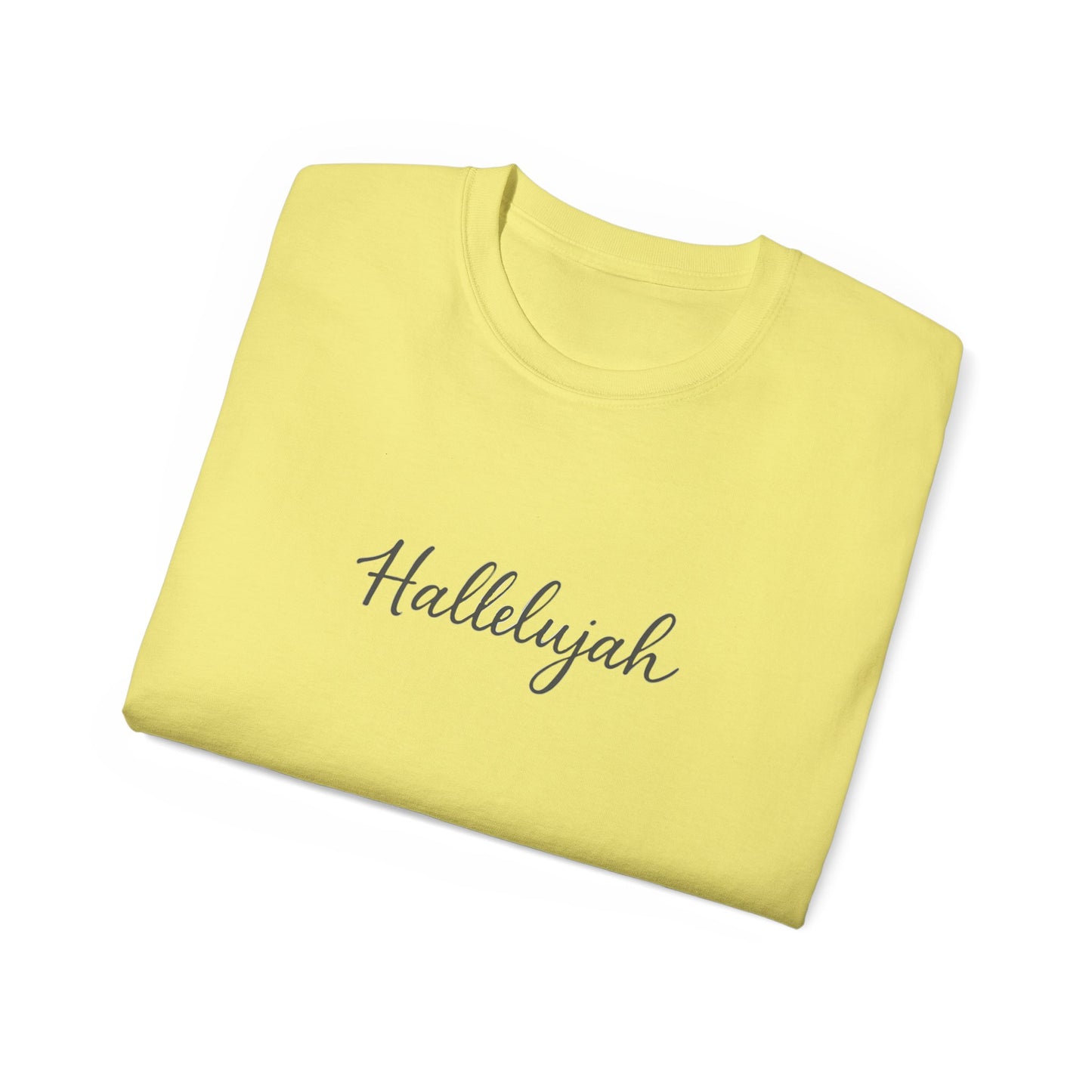 Hallelujah Unisex Ultra Cotton Tee - Casual Graphic Shirt, Faith-Based Apparel, Gifts for Christian Friends, Spring Fashion, [...]