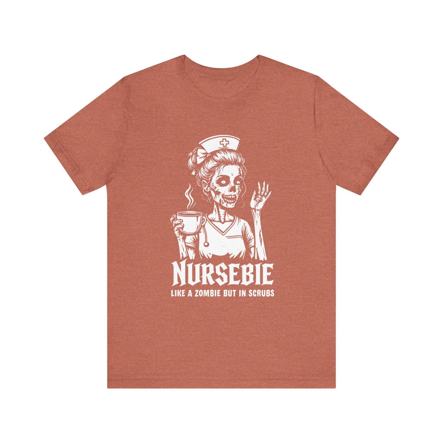 Funny Nurse Tee, Zombie Nurse Shirt, Gift for Healthcare Workers, Halloween Shirt, Nursing Student Gift