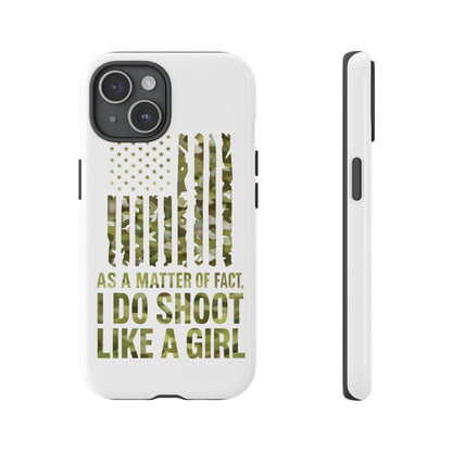 Tough Cases: Camouflage Phone Case, Patriotic Gift, Women's Empowerment, Outdoor Lover, Military Mom, Shooting Sports