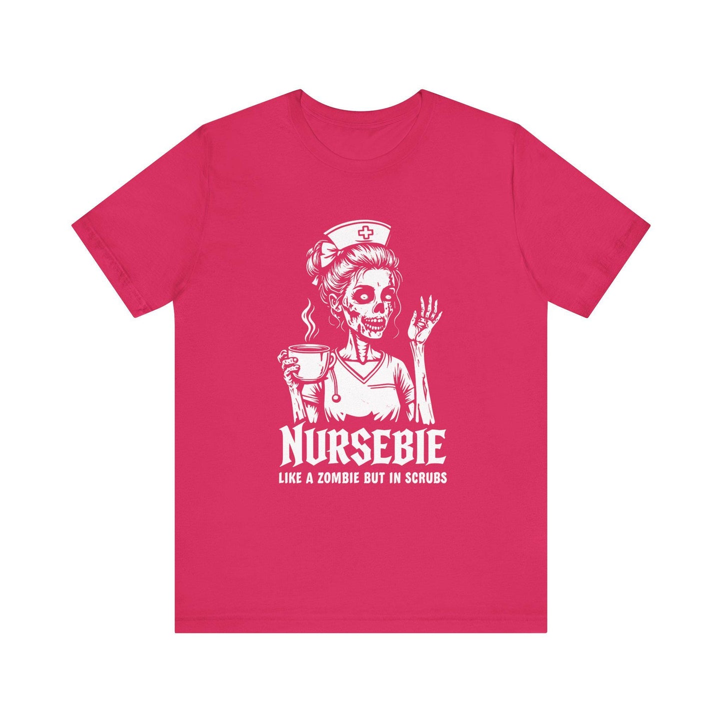 Funny Nurse Tee, Zombie Nurse Shirt, Gift for Healthcare Workers, Halloween Shirt, Nursing Student Gift