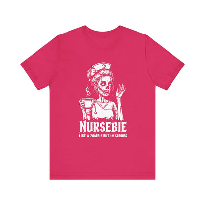 Funny Nurse Tee, Zombie Nurse Shirt, Gift for Healthcare Workers, Halloween Shirt, Nursing Student Gift
