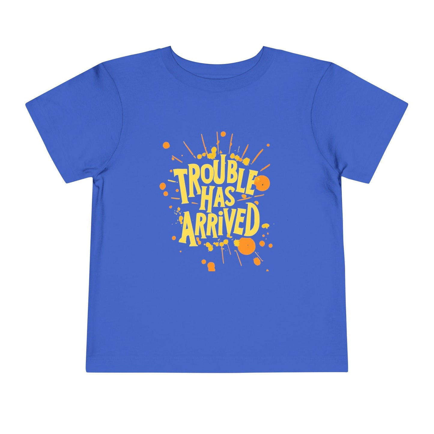 Trouble Has Arrived Toddler Tee | Funny Kids Shirt, Gift for Toddlers, Birthday Outfit, Playdate Wear, Summer Top