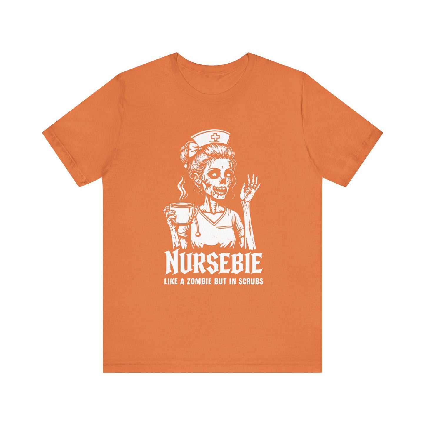 Funny Nurse Tee, Zombie Nurse Shirt, Gift for Healthcare Workers, Halloween Shirt, Nursing Student Gift