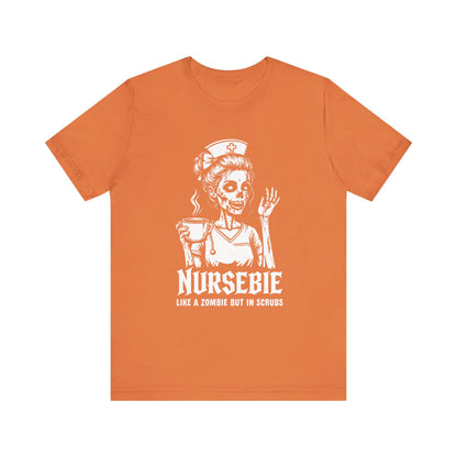 Funny Nurse Tee, Zombie Nurse Shirt, Gift for Healthcare Workers, Halloween Shirt, Nursing Student Gift