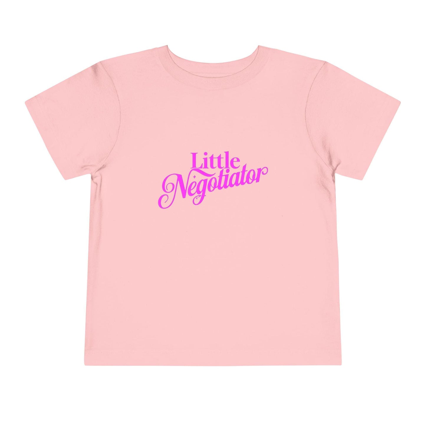 Toddler T-Shirt: Little Negotiator Tee, Kids Gift, Funny Toddler Tee, Birthday Outfit, Playful Apparel, Child's Casual Wear